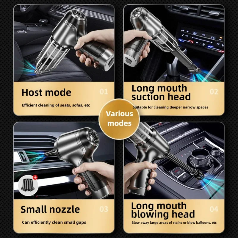 AspiraMax Pro 9000Pa - Aspirateur de voiture multifonction sans fil USB