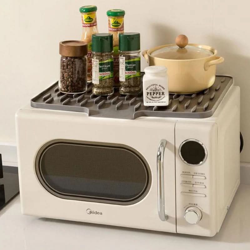 FlexiDrain Max - Tapis d'évier de cuisine pliable multifonctionnel 