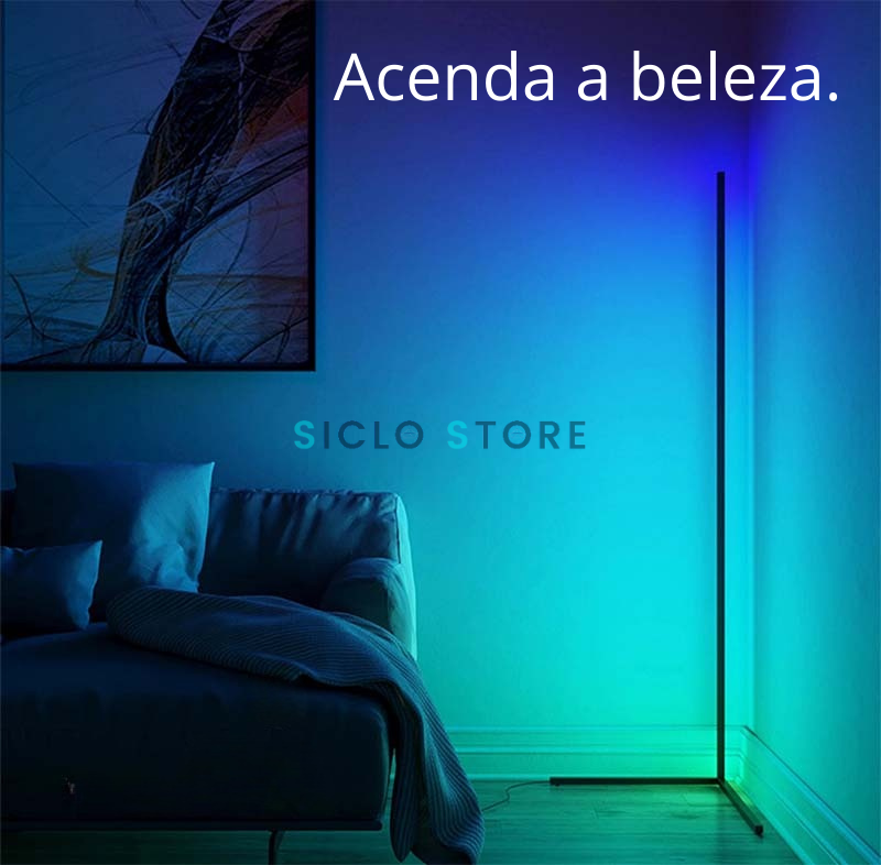 Luminária de Piso RGB Corner Siclo Store